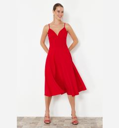 Снимка на Trendyol Red A-Line Woven Dress