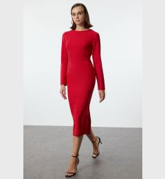 Снимка на Trendyol Red Bodycon Midi Woven Dress