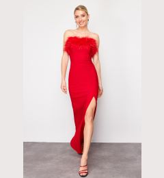 Снимка на Trendyol Red Bodyconed Woven Evening Dress