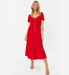 Снимка на Trendyol Red Fitted Snake Knitted Elegant Evening Dress