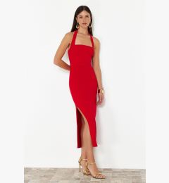 Снимка на Trendyol Red Fitted Woven Dress