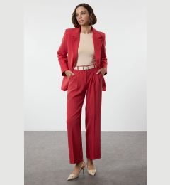 Снимка на Trendyol Red Limited Edition Straight Pleated Trousers