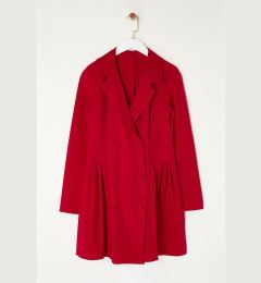 Снимка на Trendyol Red Pleated Mini Woven Jacket Dress