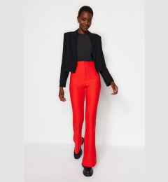 Снимка на Trendyol Red Spanish Leg Flare Woven Trousers