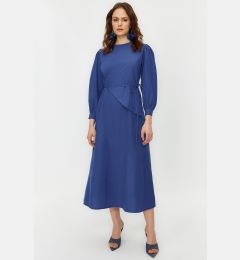 Снимка на Trendyol Saks Belted Front Piece Cotton Woven Dress