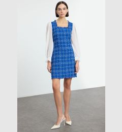 Снимка на Trendyol Saxophone Plaid / Checkered Mini Woven Dress