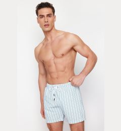 Снимка на Trendyol Standard Size Seersucker Striped Swim Shorts