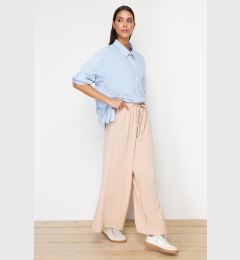 Снимка на Trendyol Stone Wide Leg Woven Trousers