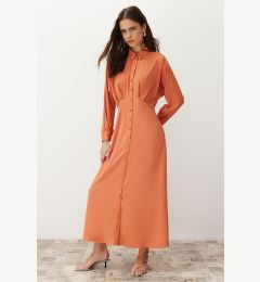 Снимка на Trendyol Tile Detailed Woven Shirt Dress