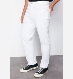 Снимка на Trendyol White Baggy/90's Straight Fit Jeans Loose Denim Trousers