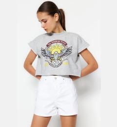 Снимка на Trendyol White Denim Shorts