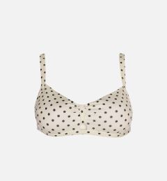 Снимка на Trendyol White Polka Dot Bikini Top