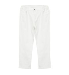 Снимка на Trendyol White Regular Fit Gabardine Woven Trousers