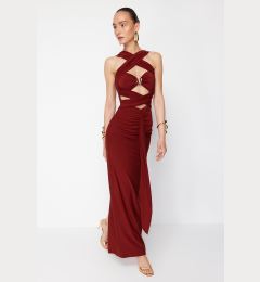 Снимка на Trendyol X Zeynep Tosun Tile Cut Out Snake Accessory Detailed Evening Dress & Graduation Dress