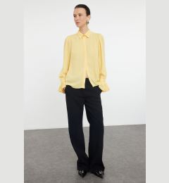 Снимка на Trendyol Yellow Spanish Sleeve Woven Shirt