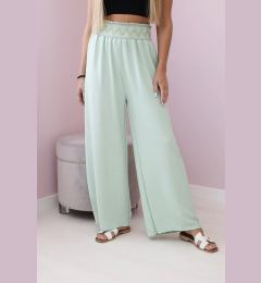 Снимка на Trousers with wide elastic waistband mint