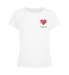 Снимка на Turkey with a women's everyday t-shirt in white