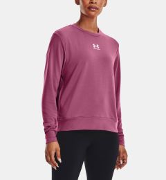 Снимка на Under Armour T-Shirt Rival Terry Crew-PNK - Women