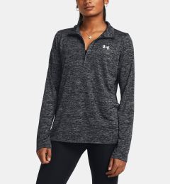 Снимка на Under Armour T-Shirt Tech 1/2 Zip- Twist-BLK - Women