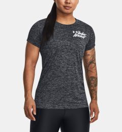 Снимка на Under Armour T-Shirt Tech Twist Graphic SS-BLK - Women