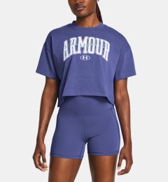 Снимка на Under Armour T-Shirt UA HW SCRIPTED WM CROP SS-PPL - Women