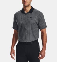 Снимка на Under Armour T-Shirt UA Perf 3.0 Printed Polo-BLK - Men