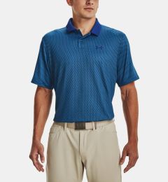 Снимка на Under Armour T-Shirt UA Perf 3.0 Printed Polo-BLU - Men