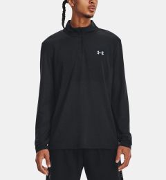 Снимка на Under Armour T-Shirt UA SEAMLESS STRIDE 1/4 ZIP-BLK - Men