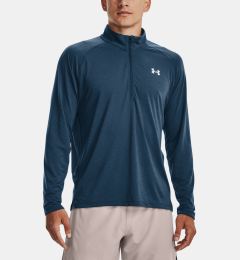 Снимка на Under Armour T-Shirt UA STREAKER HALF ZIP-BLU - Men