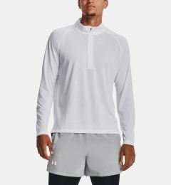 Снимка на Under Armour T-Shirt UA STREAKER HALF ZIP-WHT - Men