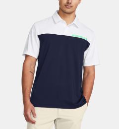 Снимка на Under Armour T-Shirt UA T2G Color Block Polo-BLU - Men