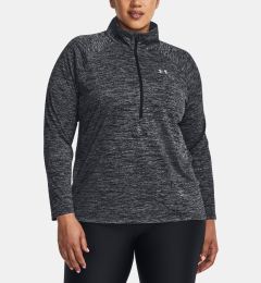 Снимка на Under Armour T-Shirt UA Tech 1/2 Zip - Twist&-BLK - Women