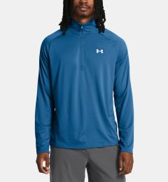 Снимка на Under Armour T-Shirt UA Tech 2.0 1/2 Zip-BLU - Men