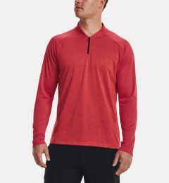 Снимка на Under Armour T-Shirt UA Tech 2.0 Novelty 1/4 Zip-RED - Men