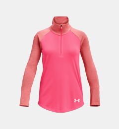 Снимка на Under Armour T-Shirt UA Tech Graphic 1/2 Zip -PNK - Girls