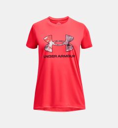 Снимка на Under Armour T-Shirt UA Tech Print BL SSC-RED - Girls