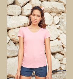 Снимка на V-neck Women's Pink Valueweight Fruit of the Loom