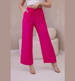 Снимка на Viscose wide fuchsia trousers