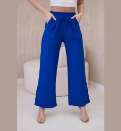 Снимка на Viscose wide trousers cornflower