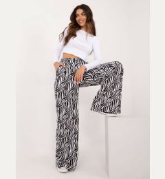 Снимка на White and black two-piece set with long trousers