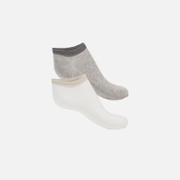 Снимка на White and grey women's socks 2 pack Geox - Women's