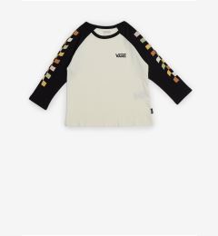 Снимка на White-black girls' long sleeve T-shirt VANS - Girls