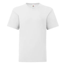 Снимка на White children's t-shirt in combed cotton Fruit of the Loom