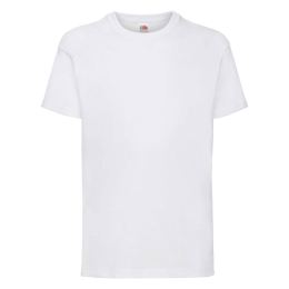 Снимка на White Fruit of the Loom Cotton T-shirt