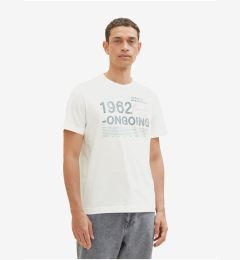 Снимка на White Men's T-Shirt Tom Tailor - Men