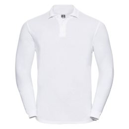 Снимка на White Russell Long Sleeve Polo Shirt