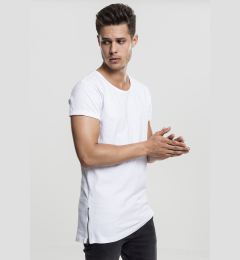 Снимка на White T-shirt with long side zipper