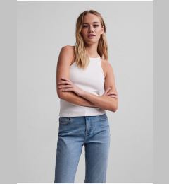 Снимка на White Tank Top Pieces Costina - Women