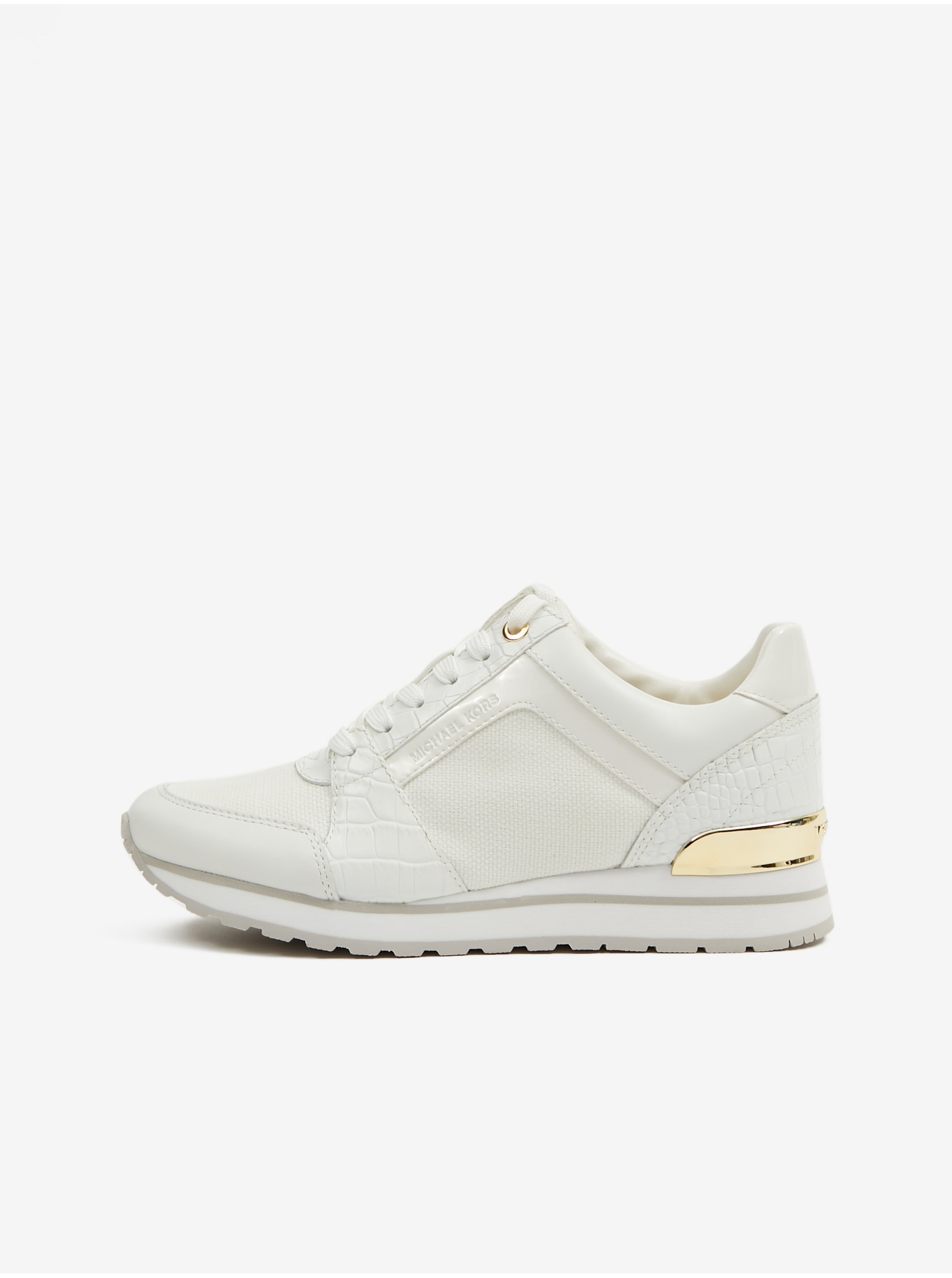 Снимка на White Women's Leather Sneakers Michael Kors Billie - Women