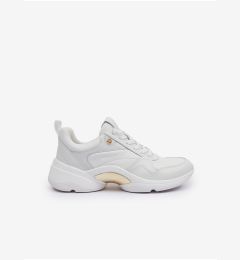 Снимка на White women's leather sneakers Michael Kors Orion Trainer - Women's